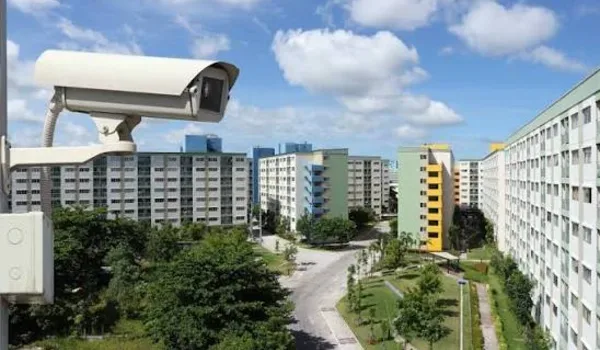 24/7 security and CCTV surveillance at Serene Elderflower gated senior living community